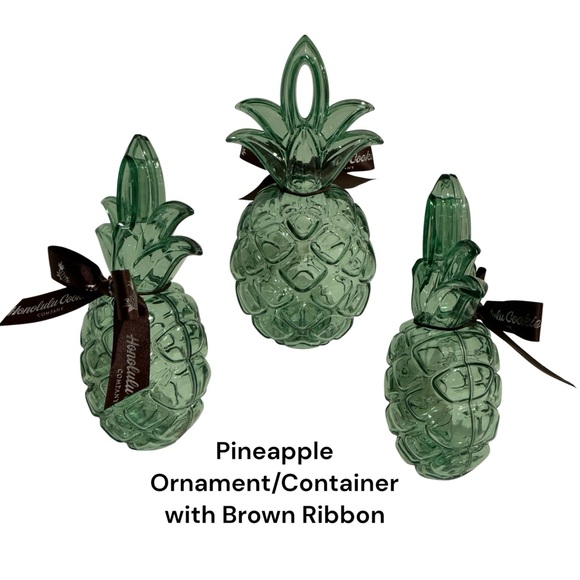 Honolulu Cookie Company’s Pineapple Ornament/Container- Aloha Theme (Set of 12) - Picture 2 of 3